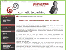 Tablet Screenshot of cosmetic-coaching.de